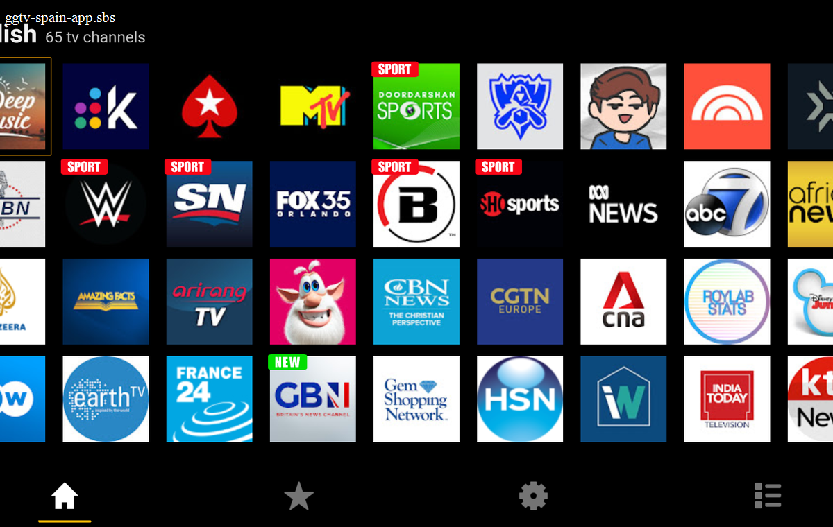 Image de télévision internationale
